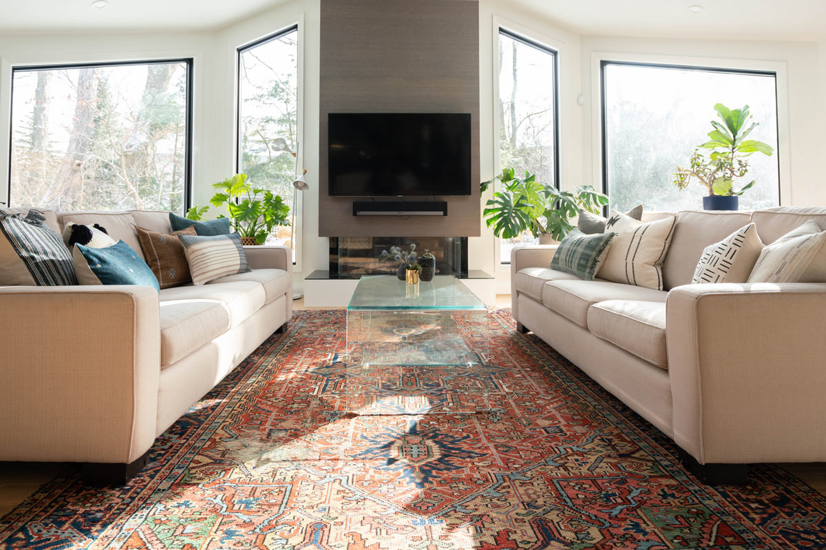 Wool and area rug cleaning at our Hailey shop